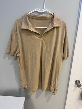 Old Navy Men's Beige Polo Shirt